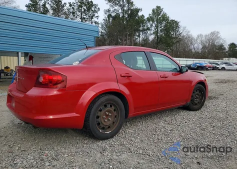 2013 Dodge Avenger Se z USA, uszkodzony, nr VIN 1C3CDZAB2DN730205